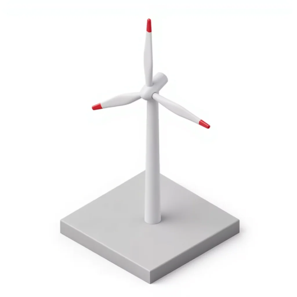 Wind Turbine 3D Model