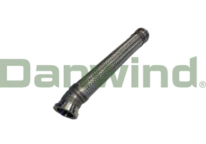 FLEX HOSE 2” L =455MM ONE FLANGE W.ANGLE