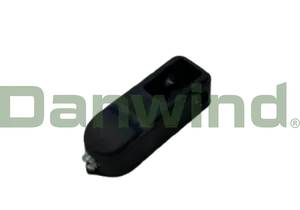 HANDLE, DIRECT MOUNTED, LOCKABLE, BK