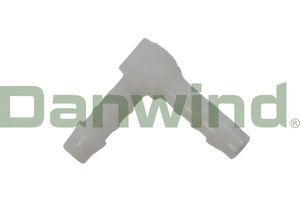 Elbow connector for bleed hose system