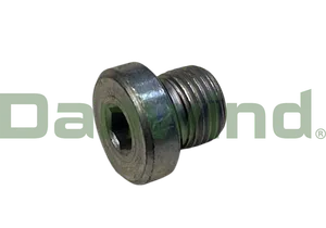PLUG STEEL + NBR ISO1179-2 1/8"" HEX KEY