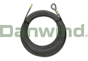 AFG5, STEEL WIRE ROPE 8MM ZINCED L 20M