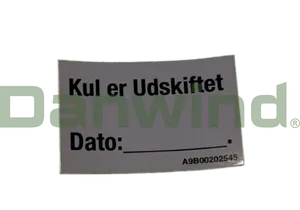 SIGN ""BRUSH ARE REPLACE"" 1MW