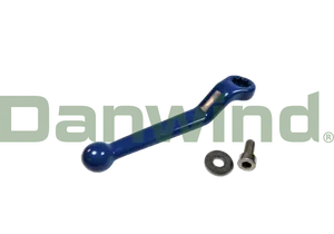 Lever for ball valve SW7x80 RAL 5005
