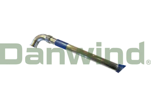 OIL PIPE WITH 2X5 RIBBED BELLOWS AISI316